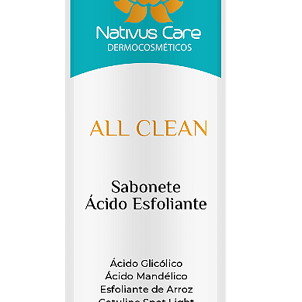 ALL CLEAN - SABONETE ACIDO 200ML - PASSO 1 - 01 UNIDADE