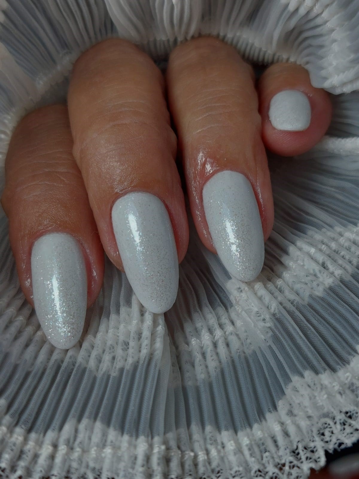 Alongamento fibra de vidro