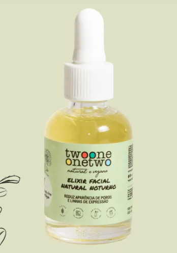 Elixir Facial Natural Noturno Picão Preto Twoone Onetwo Natural Vegana
