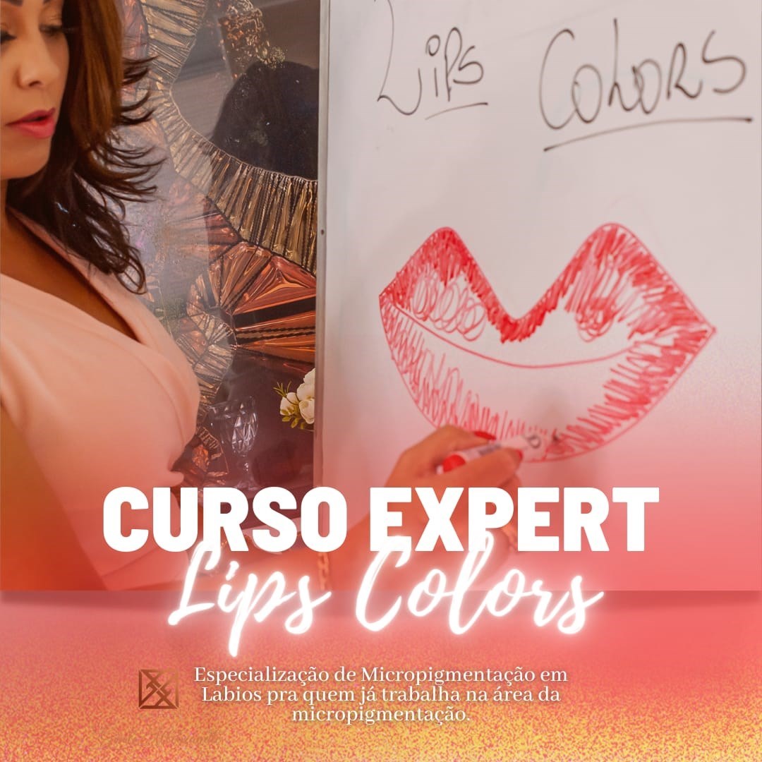 Curso Presencial de Estética Micropigmentação Lábios