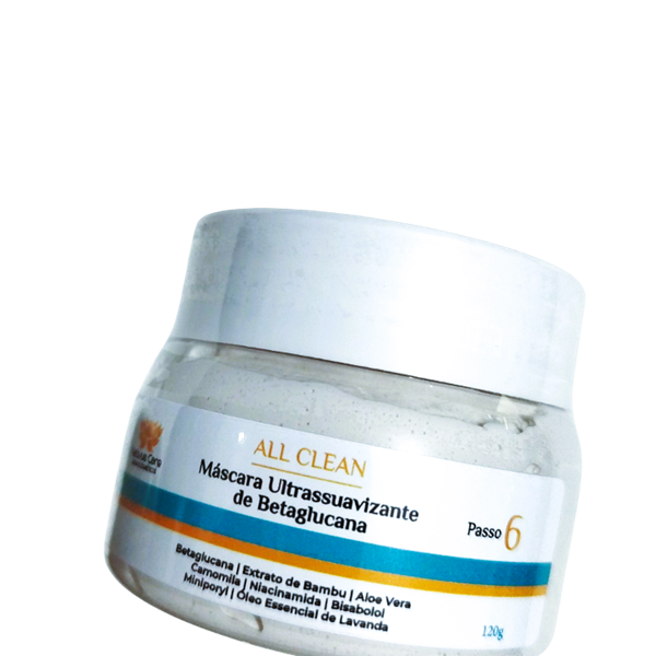 ALL CLEAN - MASCARA ULTRA SUAVIZANTE DE BETAGLUCANA 220G - 01 UNIDADE