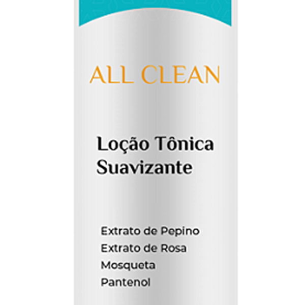 ALL CLEAN - LOÇÃO TÔNICA SUAVIZANTE 300ML - PASSO 5 - 01 UNIDADE