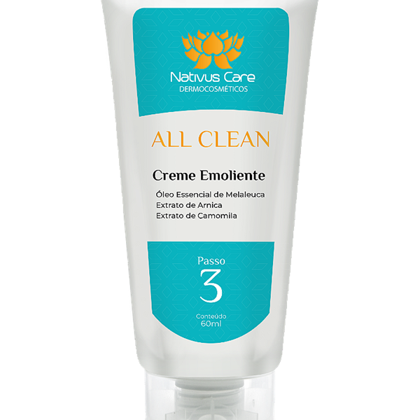 ALL CLEAN - CREME EMOLIENTE 60ML - PASSO 3 - 01 Unidade