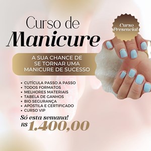 Curso Presencial de Manicure e Nail Art com Certificado | Formação Profissional em Florianópolis