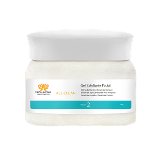 ALL CLEAN- GEL ESFOLIANTE FACIAL 120G - PASSO 2 - O1 UNIDADE