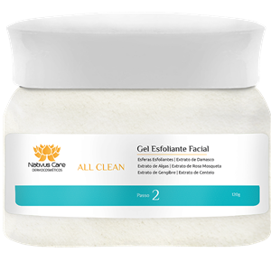 ALL CLEAN- GEL ESFOLIANTE FACIAL 120G - PASSO 2 - O1 UNIDADE