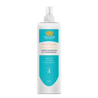 ALL CLEAN - LOÇÃO CONCENTRADA TRIETANOLAMINA 500ML - PASSO 4 - 01 UNIDADE